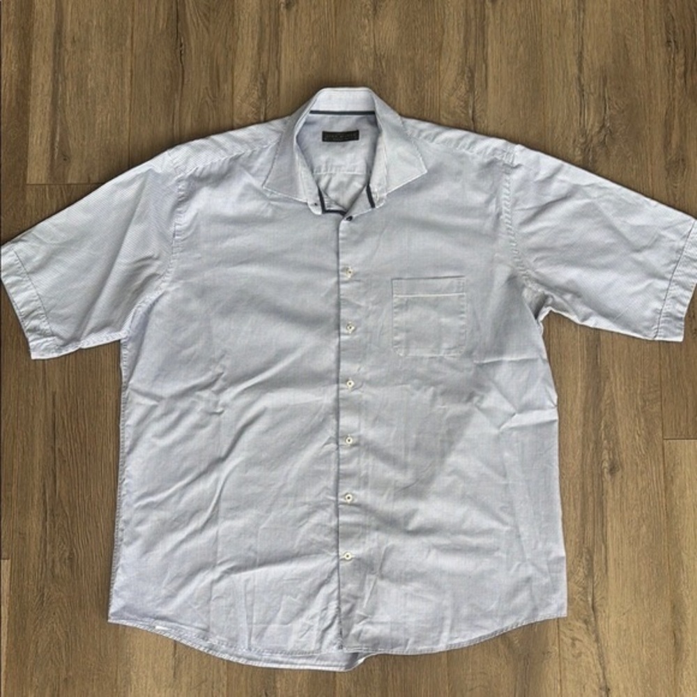 Men s Light Blue Short Sleeve Shirt